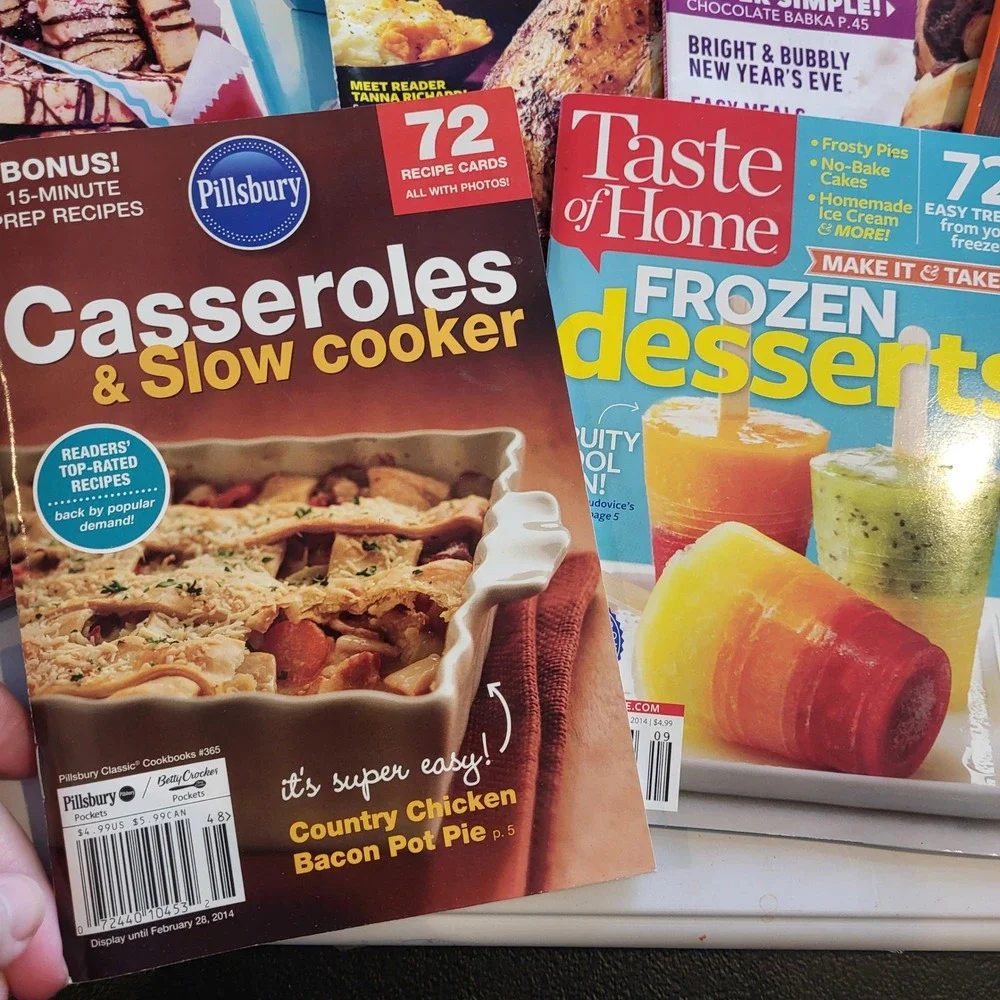 Taste of Home Pillsbury Magazine Lot 12 Holiday Summer Italian Recipes Casserole
